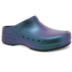 Dansko Women's Kane Black Iridescent Molded Clog